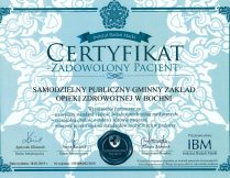 Więcej o Zadowolony Pacjent – prestiżowy certyfikat dla SPGZOZ w Bochni
